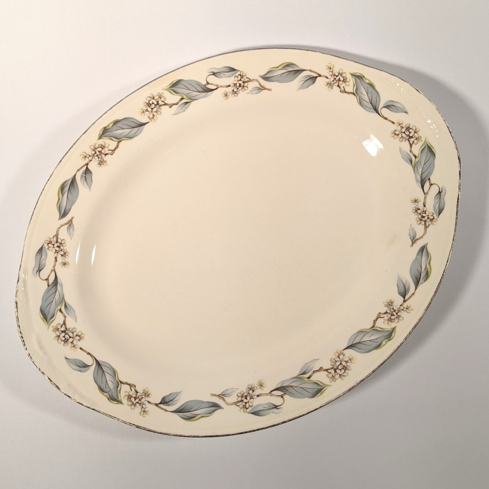 Homer Laughlin eggshell nautilus 13in oval platter